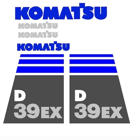 Aftermarket Decal Set KOMD39EX-21DECALSET